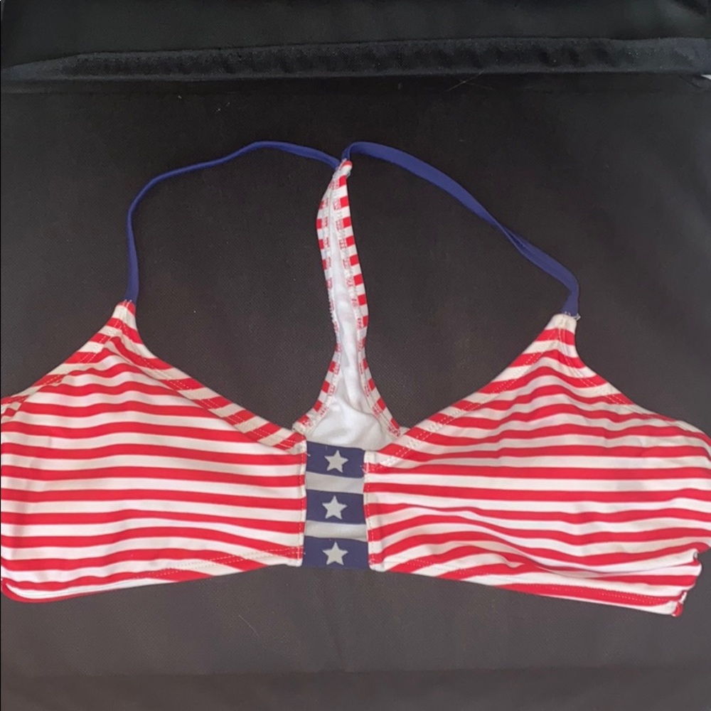American flag bikini top